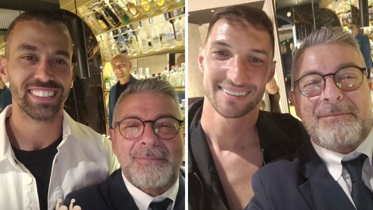Politano e Spinazzola a cena a Pozzuoli